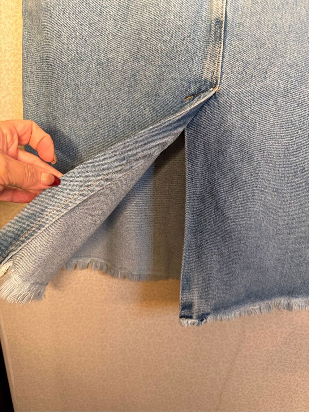 We The Free denim midi skirt - Picture 6 of 8